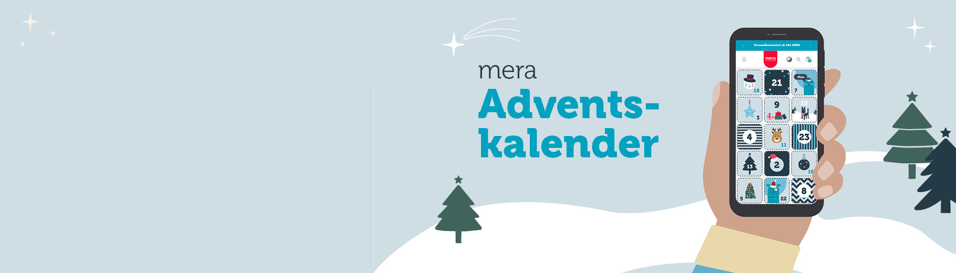 Startseiten Banner mera digitaler Adventskalender 2025 Startseiten Banner mera digitaler Adventskalender 2025