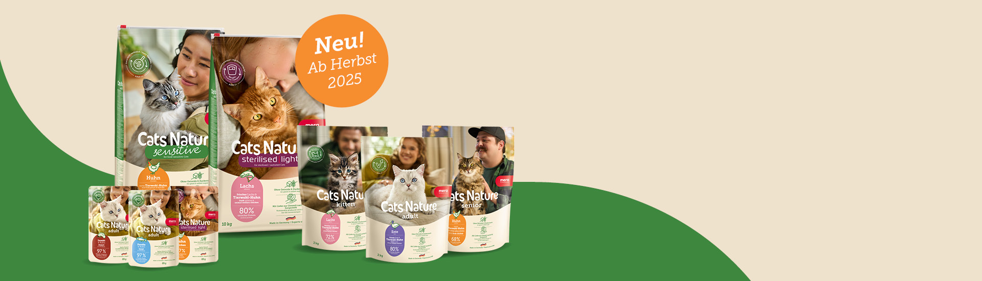 mera Cats Nature Startseitenslider - Vorstellung mera Cats Nature Startseitenslider - Vorstellung